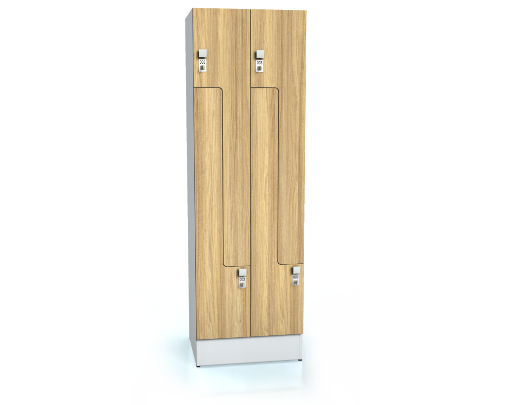 Premium lockers Z-shaped doors ALFORT DD 1920 x 600 x 520